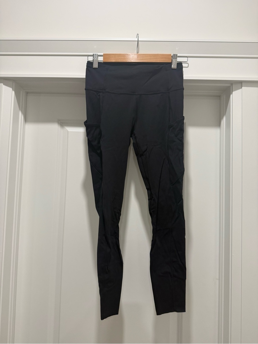 lululemon athletica Black High-Rise Leggings with Side Pockets